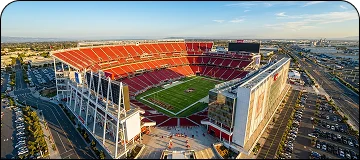 Levi's Stadium in distant view.